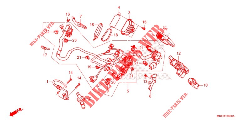 WIRE HARNESS   for Honda CRF 450 R 2021