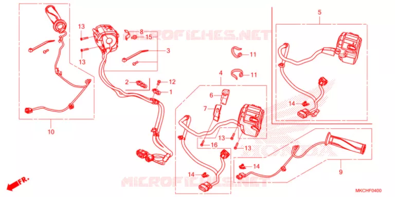 HANDLE SWITCH  Honda MOTO 1800 GOLD-WING 2021  GL1800DAM