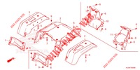 REAR FENDER  for Honda PIONEER 520 M2 2021