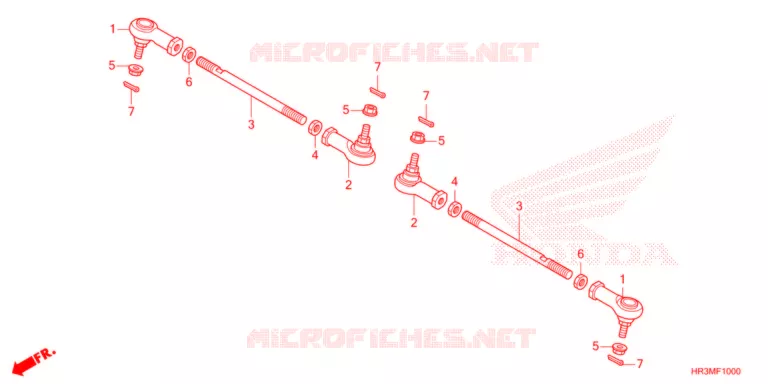 TIE ROD  Honda ATV 420 FOURTRAX 2021  TRX420FA2M