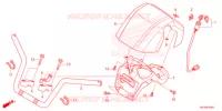 HANDLE PIPE  for Honda FOURTRAX 420 RANCHER 4X4 Manual Shift 2021
