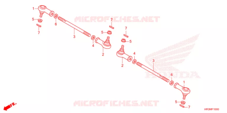 TIE ROD  Honda ATV 420 FOURTRAX 2021  TRX420FM1M
