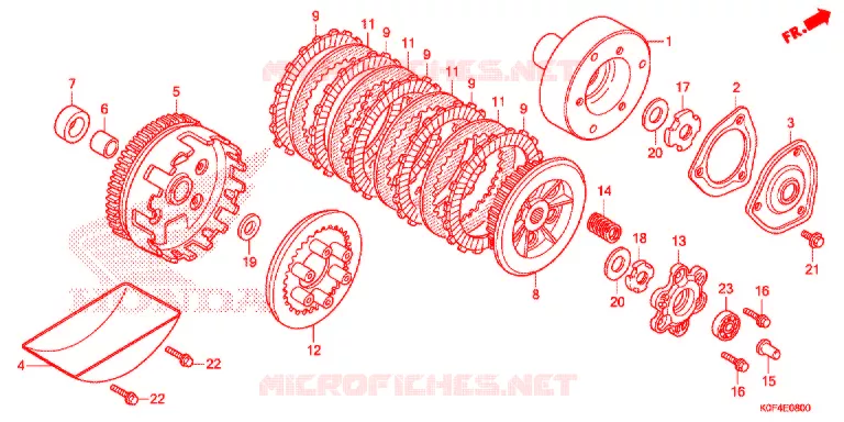 CLUTCH  Honda MOTO 125 MONKEY 2021  Z125MAM