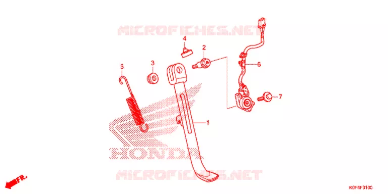 STAND  Honda MOTO 125 MONKEY 2021  Z125MAM