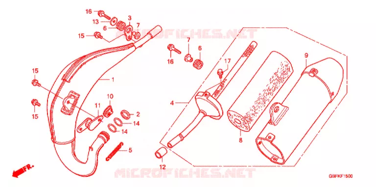 EXPANSION CHAMBER  Honda MOTO 85 CR 2007  CR85RB7