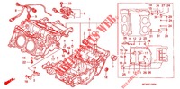 CRANKCASE   for Honda VFR 800 VTEC ABS WHITE 2011