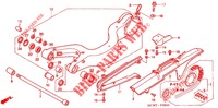 SWINGARM   for Honda VFR 800 VTEC ABS 2010