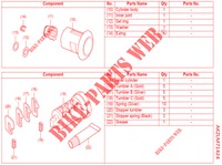     KIT,CYLN SET 1KEY TYPE1 T2.3 for Honda CRF 300 RALLY ABS 2021