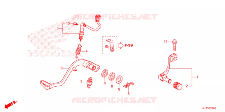 PEDAL   Honda MOTO 300 CRF 2021  CRF300LRAM