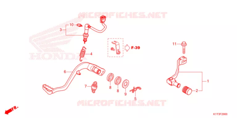 PEDAL   Honda MOTO 300 CRF 2021  CRF300LRAM