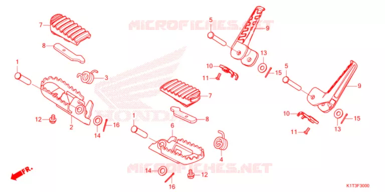 STEP   Honda MOTO 300 CRF 2021  CRF300LRAM
