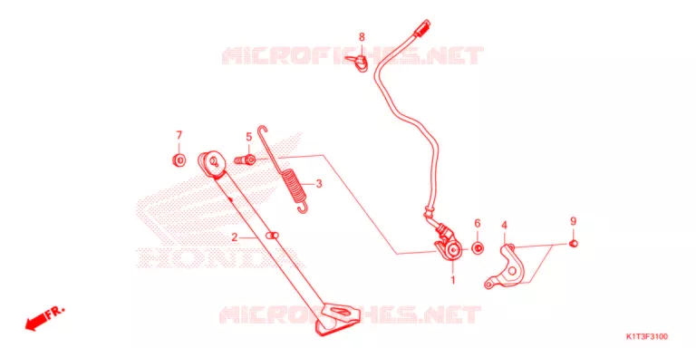 SIDE STAND   Honda MOTO 300 CRF 2021  CRF300LAM