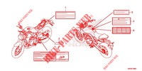 CAUTION LABEL   for Honda CB 300 R ABS 2021