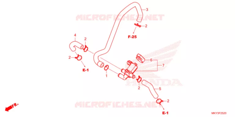 AIR INJECTION CONT. VALVE  Honda MOTO 650 CBR 2021  CBR650RAM
