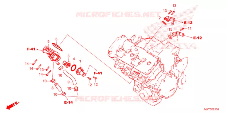 THERMOSTAT  Honda MOTO 650 CBR 2021  CBR650RAM