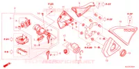     COUVERCLE LATERAL/COMMUTATEUR COMBINE for Honda REBEL 1100 DCT 2021