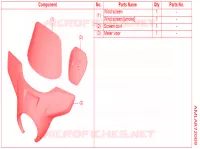     KIT,SCREEN COWL for Honda REBEL 1100 DCT 2021