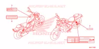 CAUTION LABEL   for Honda REBEL 500 BOBBER 2021