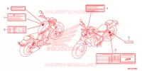 CAUTION LABEL   for Honda REBEL 500 2021