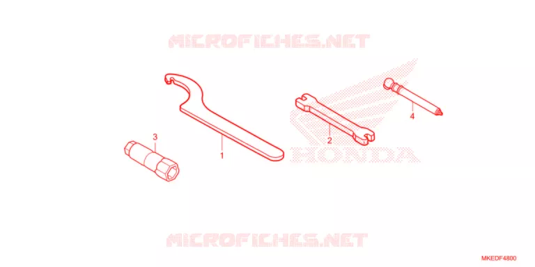TOOLS  Honda MOTO 450 CRF 2021  CRF450RM