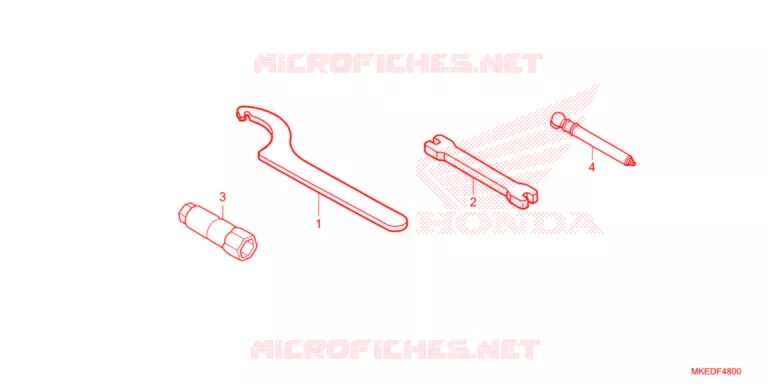TOOLS  Honda MOTO 450 CRF 2022  CRF450RM