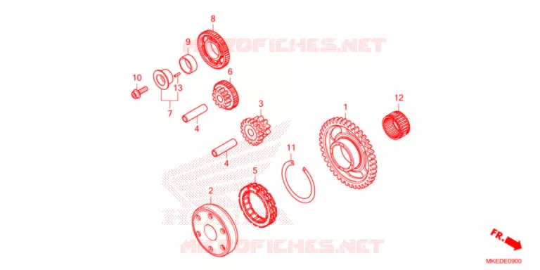 STARTING CLUTCH   Honda MOTO 450 CRF 2021  CRF450RXM