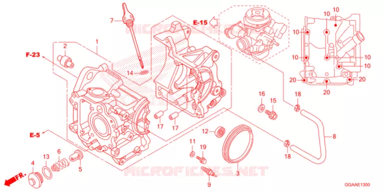 CRANKCASE   Honda SCOOTER 50 RUCKUS 2021  NPS50N_A