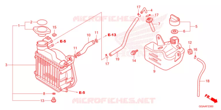 RADIATOR   Honda SCOOTER 50 RUCKUS 2021  NPS50N_A