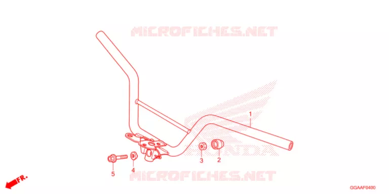 HANDLE PIPE  Honda SCOOTER 50 RUCKUS 2022  NPS50N_A