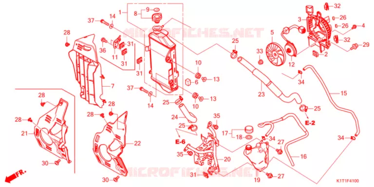 RADIATOR   Honda MOTO 250 CRF 2022  CRF250LRAM