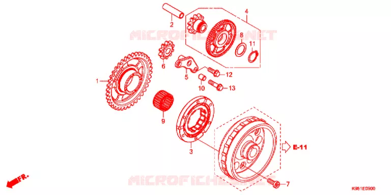 STARTING CLUTCH   Honda MOTO 250 CRF 2021  CRF250RL