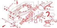 SWINGARM/CHAIN CASE  for Honda XR 250 DIRT BIKE 2006