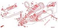 EXHAUST MUFFLER   for Honda FOURTRAX 500 FOREMAN RUBICON Hydrostatic CAMO 2011