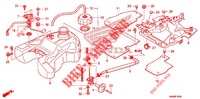 FUEL TANK  for Honda FOURTRAX 500 FOREMAN RUBICON Hydrostatic CAMO 2011