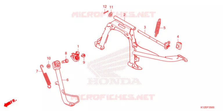 STAND  Honda SCOOTER 160 PCX 2021  WW150AM