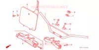 HANDLE PIPE/TOP BRIDGE  (CR125RL/M/N/P/R) for Honda CR 125 R 1994