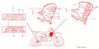 MARK  (CR125RP/R) for Honda CR 125 R 1994