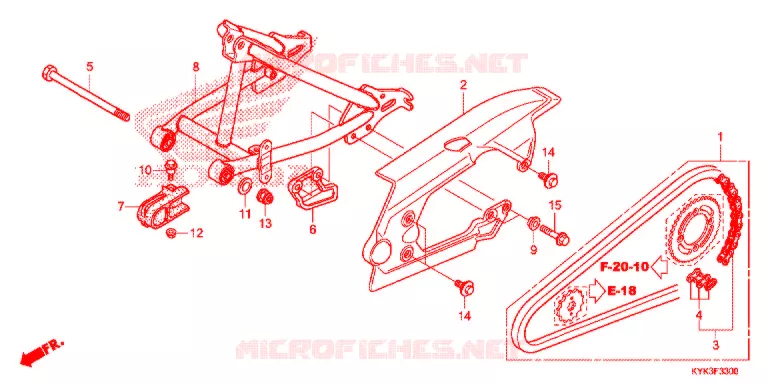 SWING ARM Honda MOTO 110 CRF 2022  CRF110FN