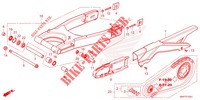 SWINGARM  (CB500XAN) for Honda CB 500 X ABS 2022