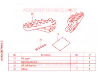 RALLY FOOTRESTS for Honda AFRICA TWIN 1100 DCT 2022