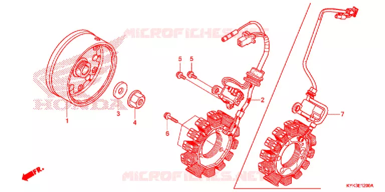 ALTERNATOR Honda MOTO 110 CRF 2021  CRF110FM