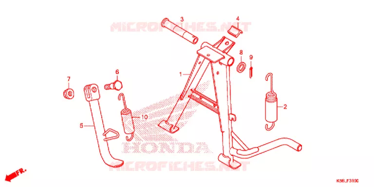 STAND Honda SCOOTER 150 WINNER 2019  FS150FAL_V