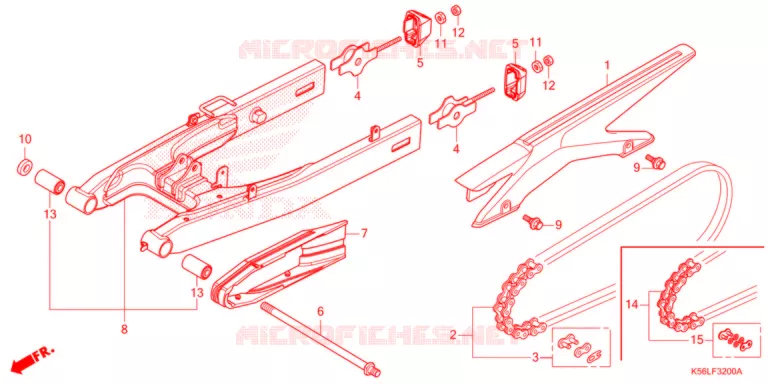 SWING ARM Honda SCOOTER 150 WINNER 2019  FS150FAL_V