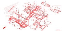 UNDER SEAT BODYWORK for Honda PIONEER 500 M2 2021