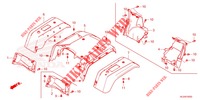 REAR FENDER for Honda PIONEER 500 M2 2022