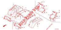 REAR FENDER for Honda PIONEER 520 M2 CAMO 2022