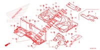 UNDER SEAT BODYWORK for Honda PIONEER 520 M2 CAMO 2022