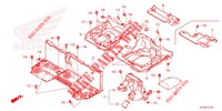 UNDER SEAT BODYWORK for Honda PIONEER 520 M2 2022