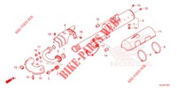 EXHAUST MUFFLER  (SXS520M) for Honda PIONEER 520 M2 CAMO 2022