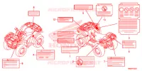 CAUTION LABEL for Honda FOURTRAX 520 FOREMAN RUBICON 4X4 EPS 2021